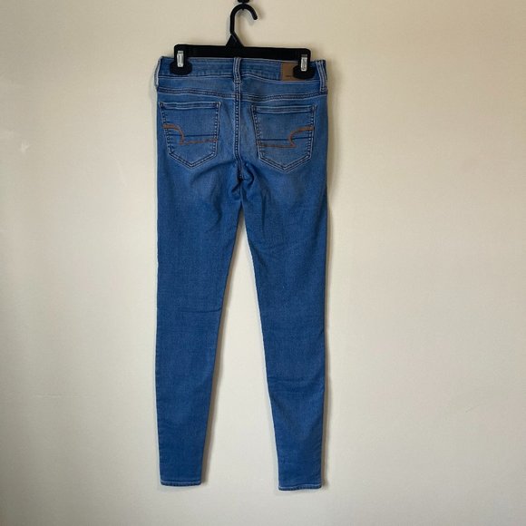 American Eagle Light Wash Jeggings - Picture 3 of 7